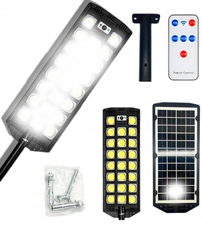 Uličná lampa - Pouličné svietidlo 2000 W 26000 lm solárne napájanie